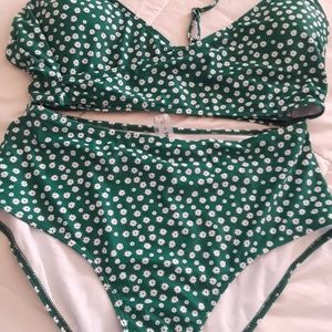 New SHEIN Floral High Waisted bikini 1XL